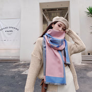 warm thick imitation cashmere scarf, view 2 - MRSLM