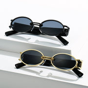 vintage oval steampunk sunglasses, view 9 - MRSLM