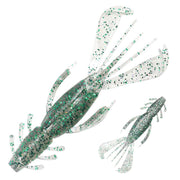 soft shrimp silicone fishing lure, view 3 - MRSLM