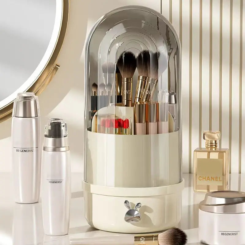 360 rotating makeup brush holder, view 6 - MRSLM