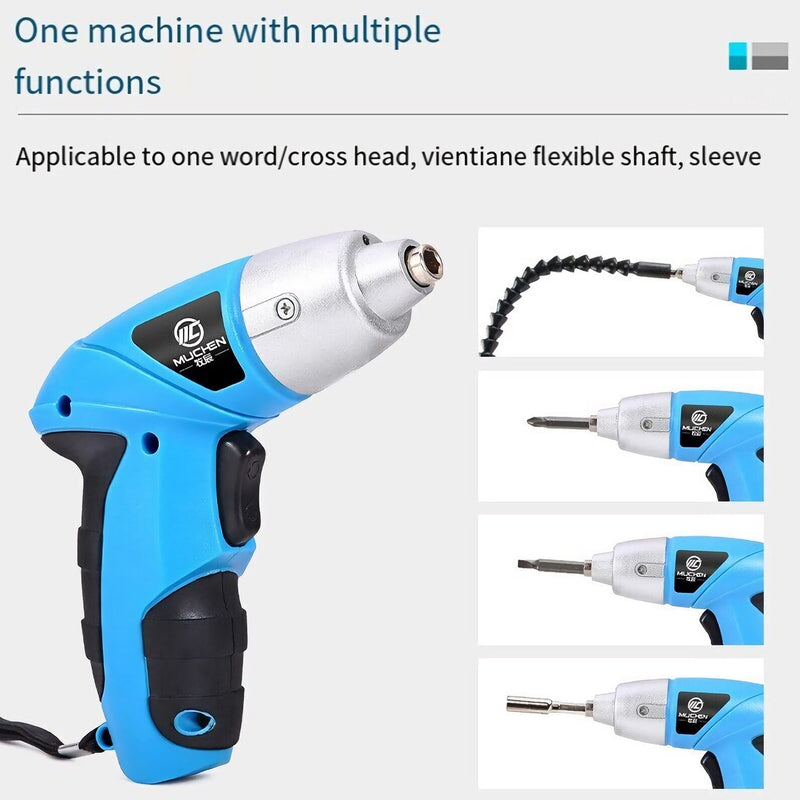 cordless electric screwdriver set, view 4 - MRSLM