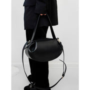 Round vegan leather handbag, view 8 - MRSLM