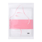 disposable plastic film facial masks, view 2 - MRSLM