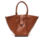 vegan leather trapeze shoulder bag, view 5 - MRSLM