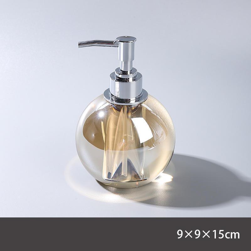nordic crystal bathroom accessory set, view 3 - MRSLM