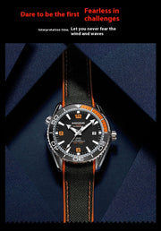 men's luminous hollow mechanical watch, view 10 - MRSLM