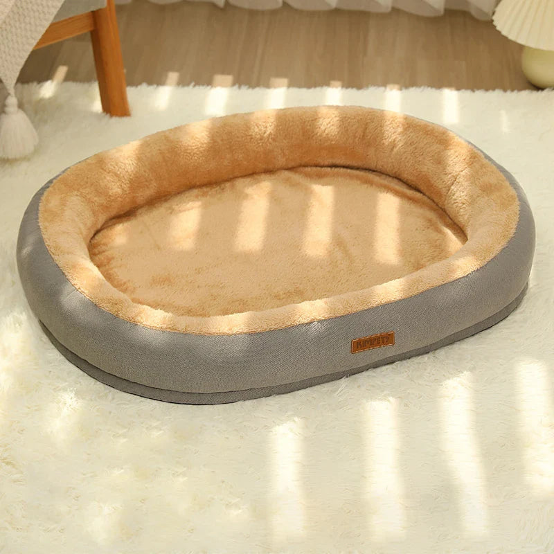 Fluffy winter puppy and cat bed, view 2 - MRSLM