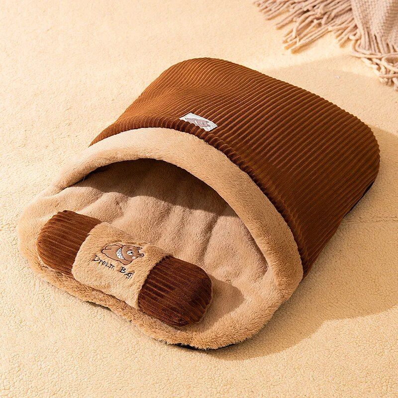 corduroy pet nest, view 3 - MRSLM