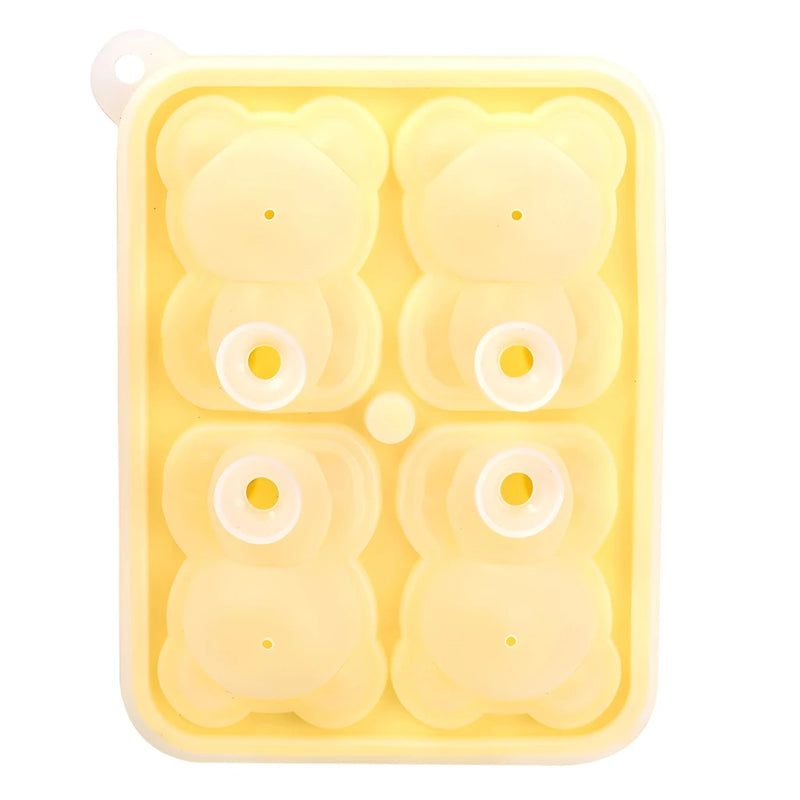 bear silicone ice cube mold, view 2 - MRSLM