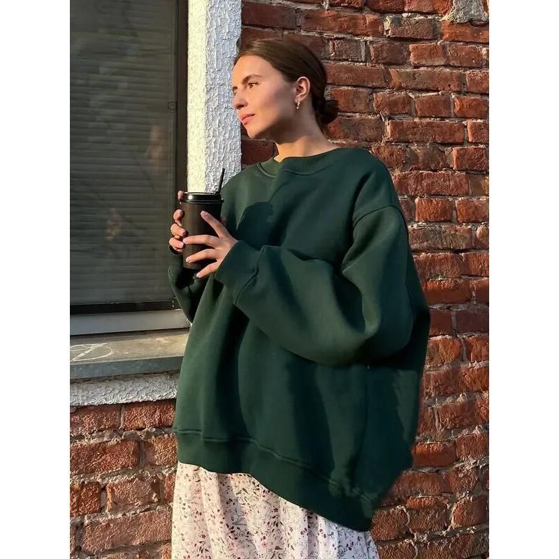 women's fleece sweatshirt, view 5 - MRSLM