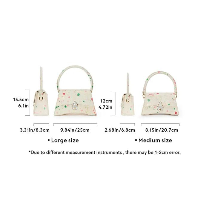Half moon genuine leather handbag, view 12 - MRSLM