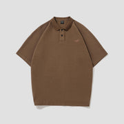 men's polo collar raglan T-shirt, view 6 - MRSLM