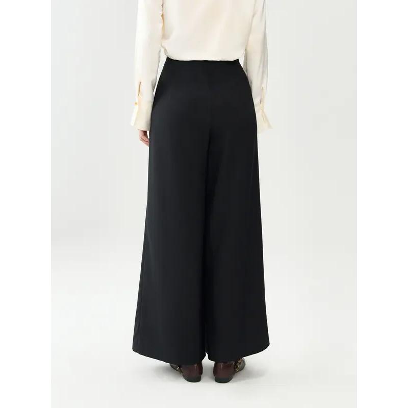 black commuter long trousers for women, view 5 - MRSLM