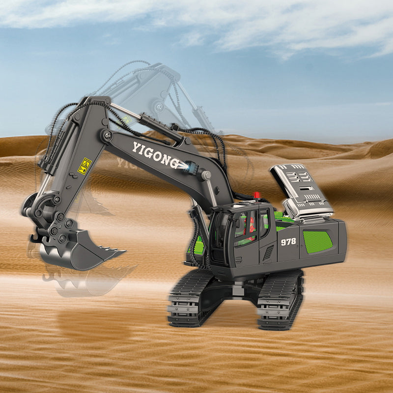 excavator truck dump bulldozer RC toy, view 8 - MRSLM