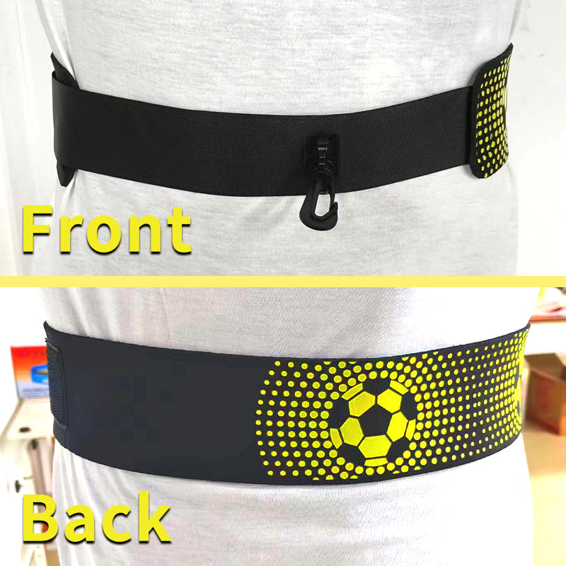 Soccer Training Solo Kick Practice Aid with Adjustable Waist Belt