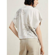 seaweed floral print sweater, view 6 - MRSLM