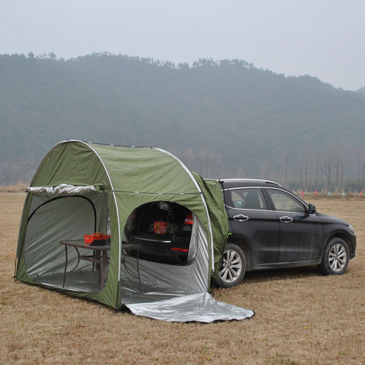 portable waterproof SUV rear tent, view 3 - MRSLM