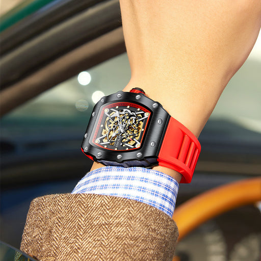 men's automatic silicone sports watch - MRSLM