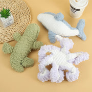 plush squeaky dog toy, view 6 - MRSLM