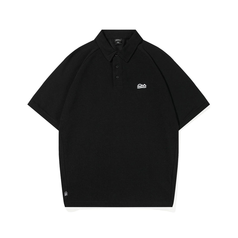 stitching deconstruction design polo shirt men, view 6 - MRSLM