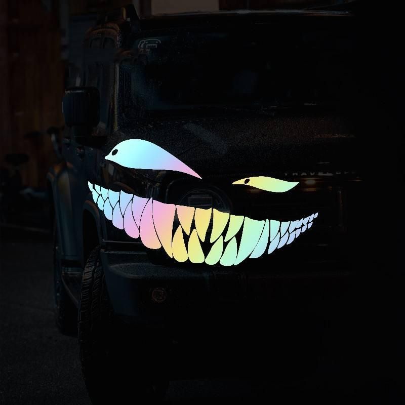 Wink and smirk car stickers, view 7 - MRSLM