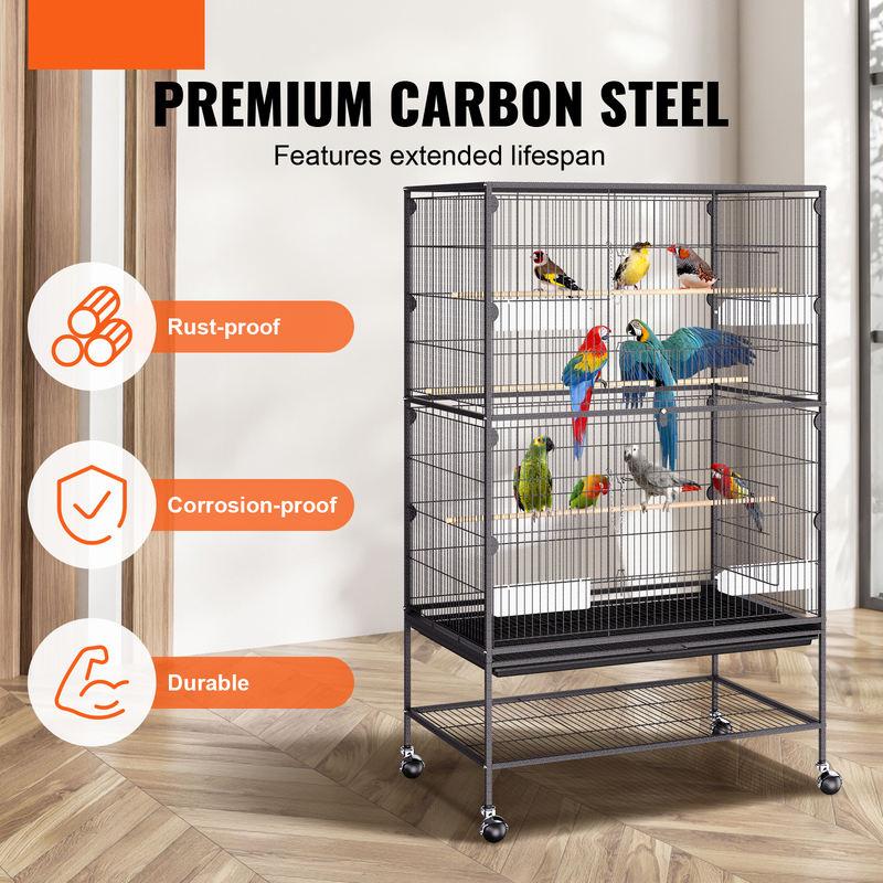large flight bird cage, view 2 - MRSLM