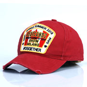 casual embroidered washed cotton hat, view 8 - MRSLM
