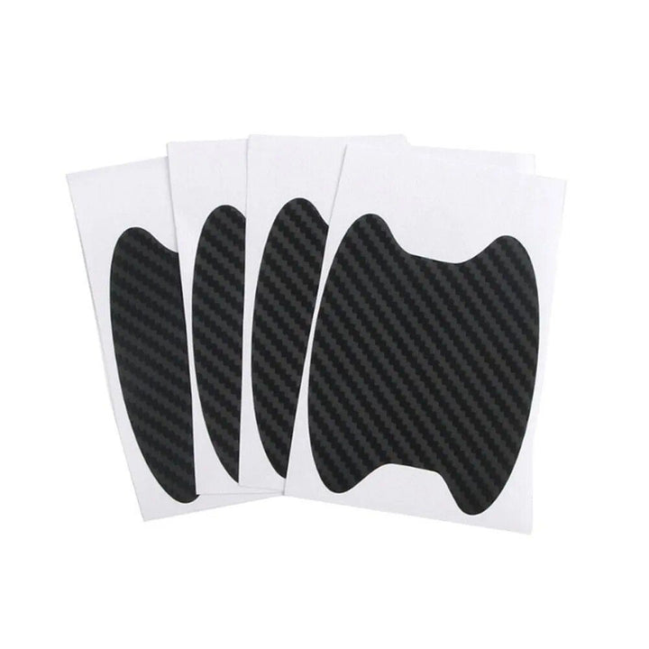 Carbon Fiber Car Door Protective Stickers - 4Pcs/Set