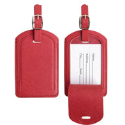 PU leather luggage tag, view 5 - MRSLM