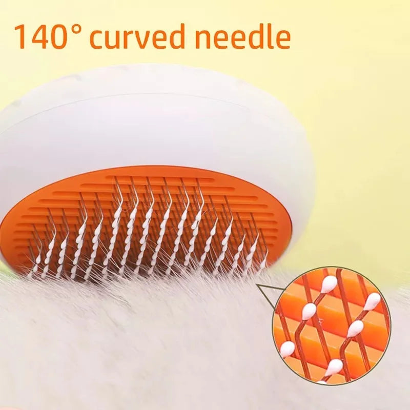 self-cleaning pet comb, view 9 - MRSLM