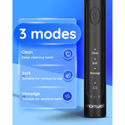Sonic electric toothbrush with 8 heads, view 4 - MRSLM