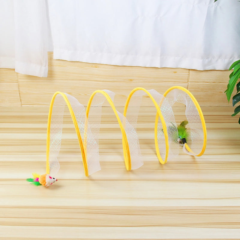 interactive foldable cat tunnel, view 4 - MRSLM