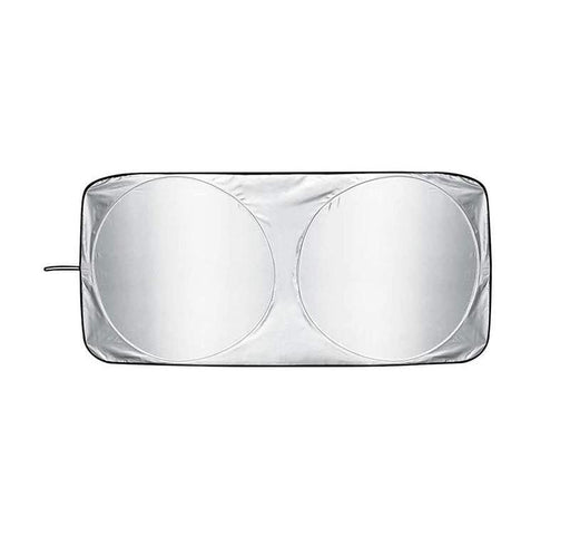 compact silver-coated car sunshade - MRSLM