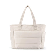 big square quilted tote bag, view 5 - MRSLM