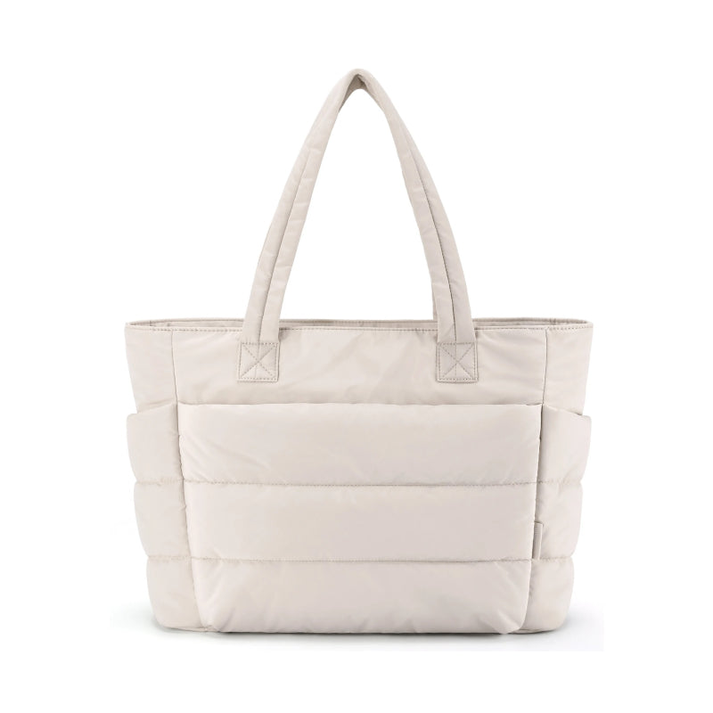 big square quilted tote bag, view 5 - MRSLM