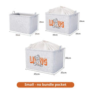 foldable clothes storage basket, view 9 - MRSLM
