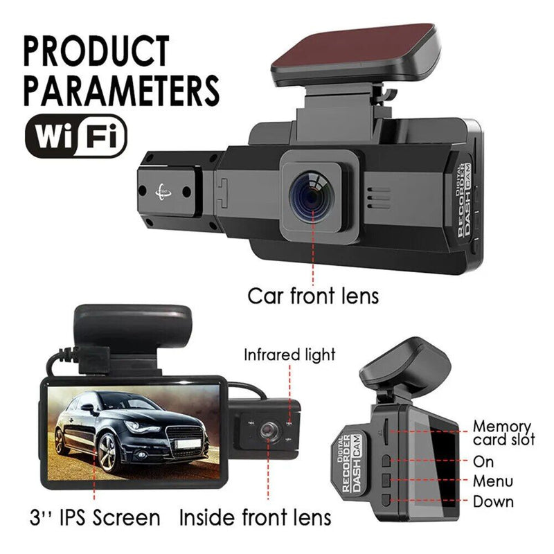1080P HD dash cam, view 8 - MRSLM
