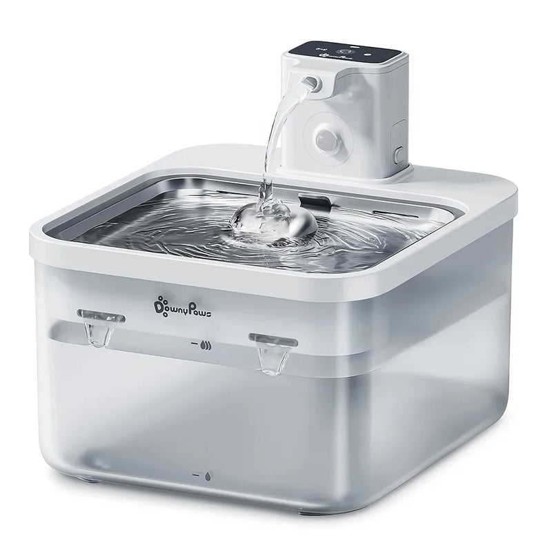 stainless steel cat water fountain, view 8 - MRSLM