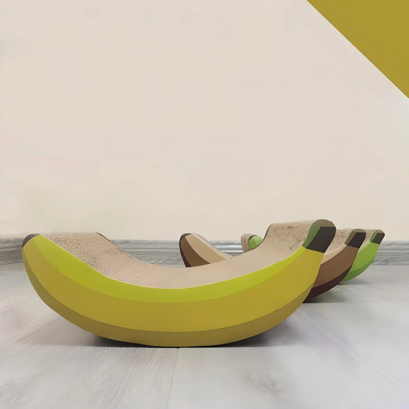 banana cat scratching board, view 3 - MRSLM