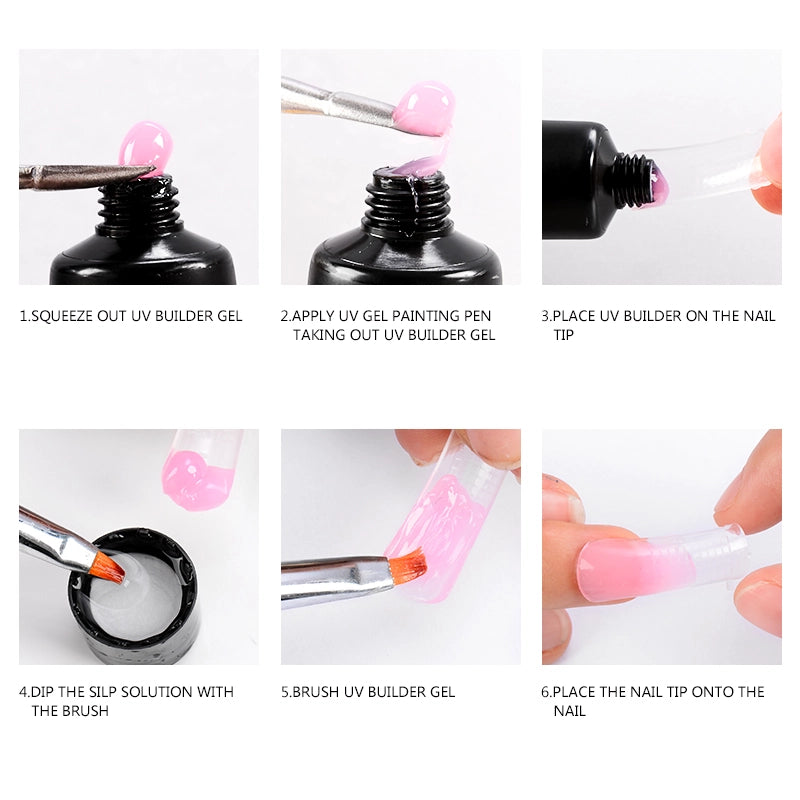 nail extension gel liquid, view 4 - MRSLM