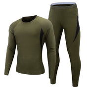 Men's thermal base layer set top and pants, view 2 - MRSLM