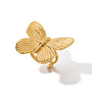 vintage butterfly ring, view 2 - MRSLM