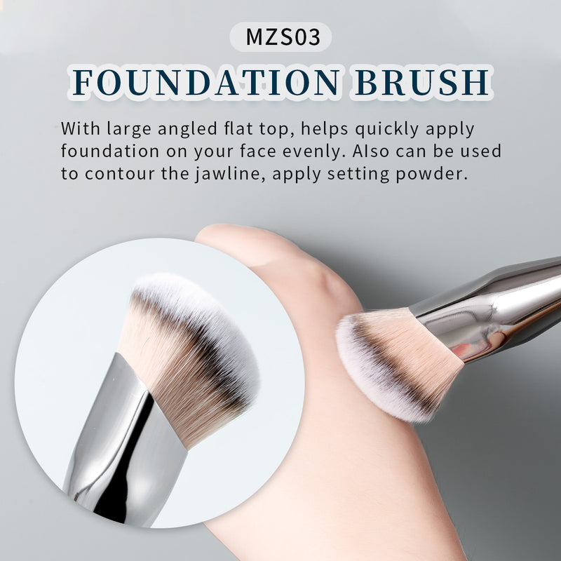angled liquid foundation brush, view 7 - MRSLM
