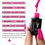 6-color gel nail polish set, view 4 - MRSLM