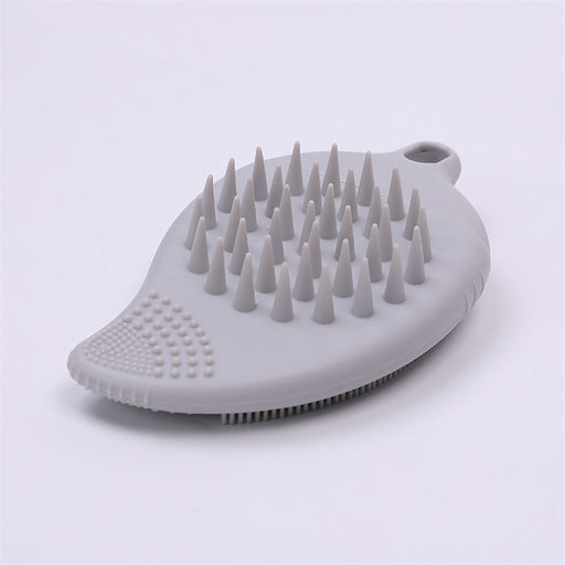silicone shampoo brush and facial cleanser, view 2 - MRSLM