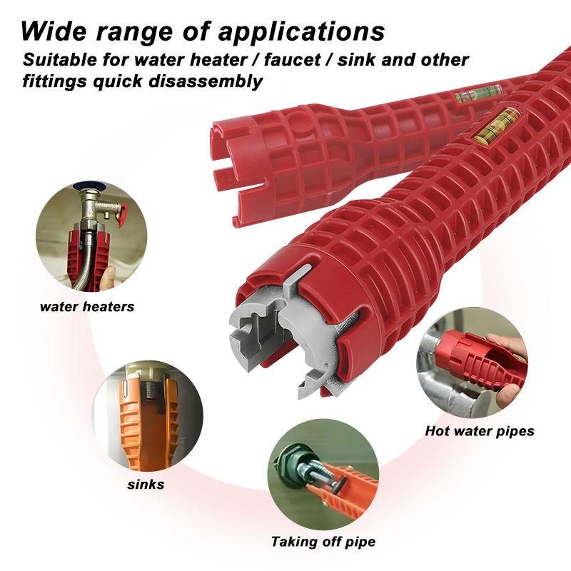 8-in-1 multifunctional plumbing wrench set, view 5 - MRSLM