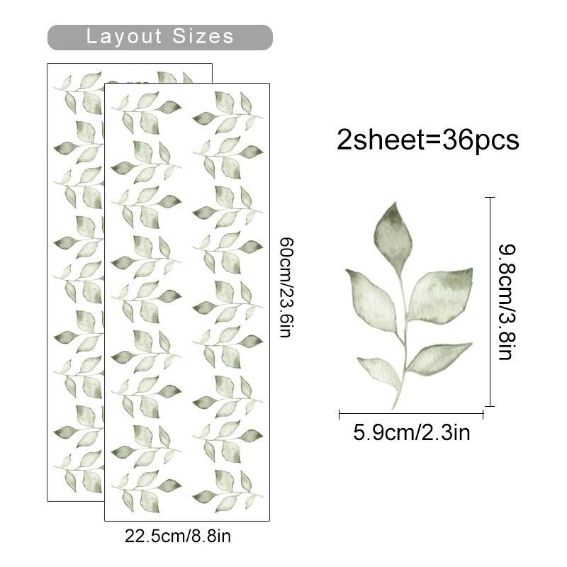 boho floral wall stickers, view 4 - MRSLM