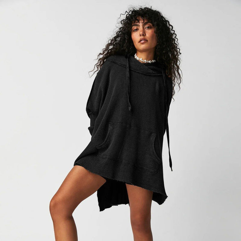 cozy oversized hoodie with pockets, view 2 - MRSLM