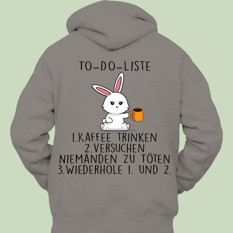 kitchen rabbit back print unisex hoodie, view 3 - MRSLM