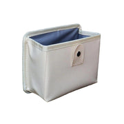 leather car trash bag with organizer, view 3 - MRSLM